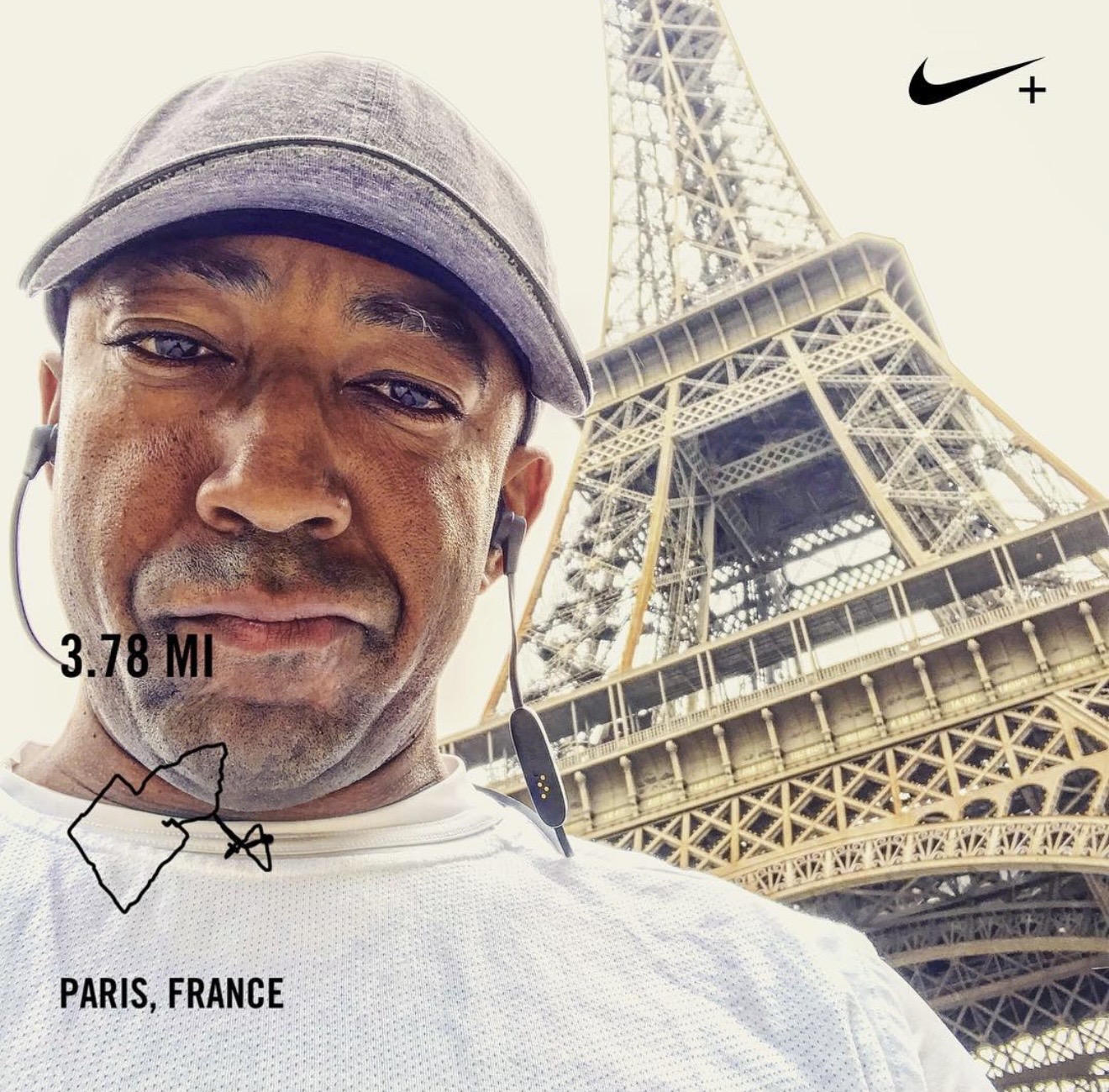 Hajj Flemings running in Paris