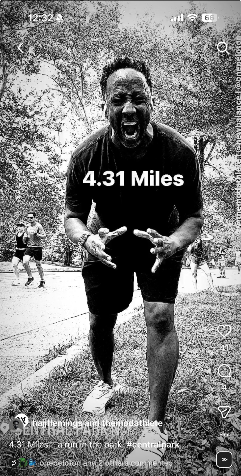 Hajj Flemings running in New York